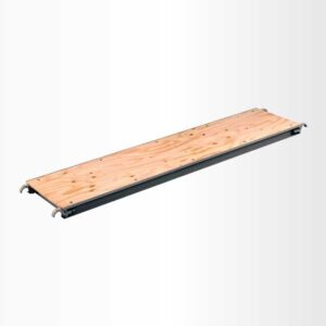 plataforma de madera para andamio